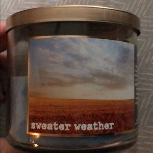 Bath & Body Works “Sweater Weather” Candle